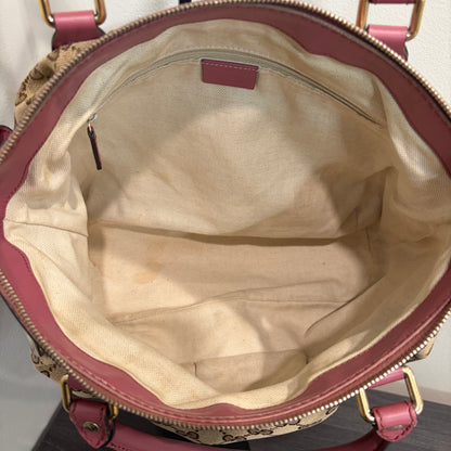 #9108 GUCCI Beige Canvas Sukey Bag