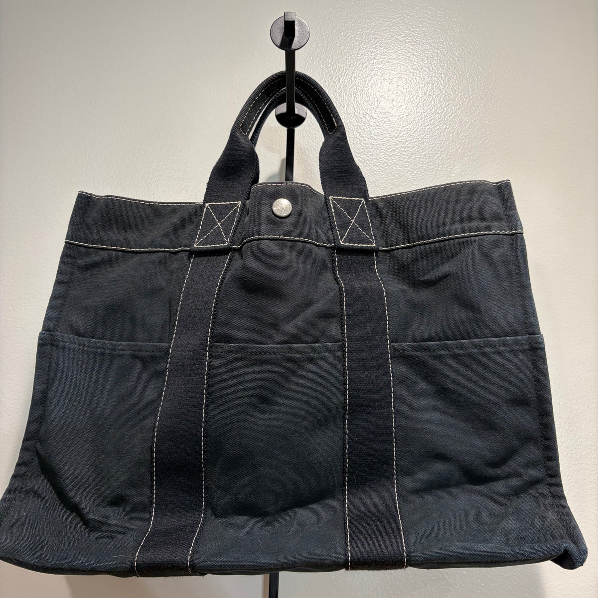 #102 HERMES Black Tote