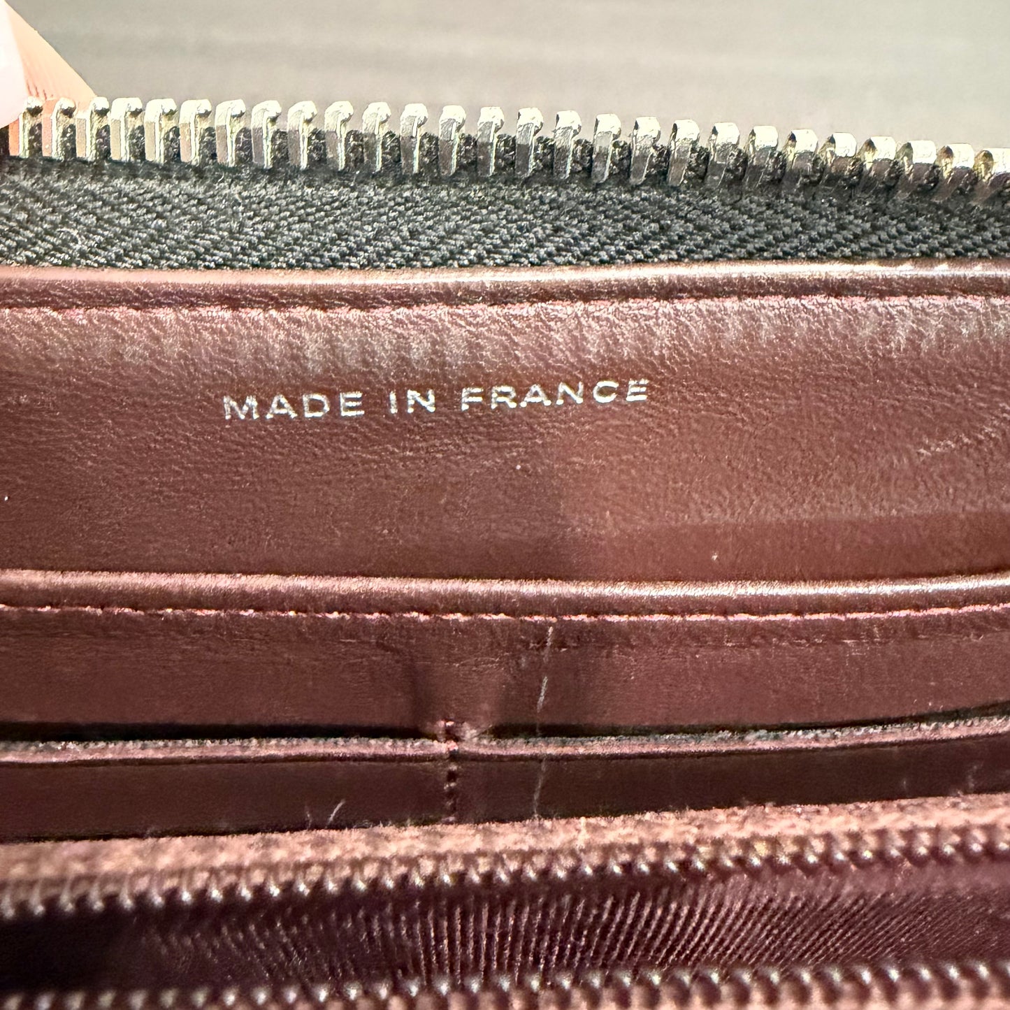 #3236 CHANEL 2018-2019 Black Zip Wallet