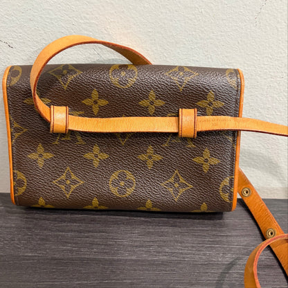 #9119 LOUIS VUITTON Florentine with Original Vachetta Leather Strap