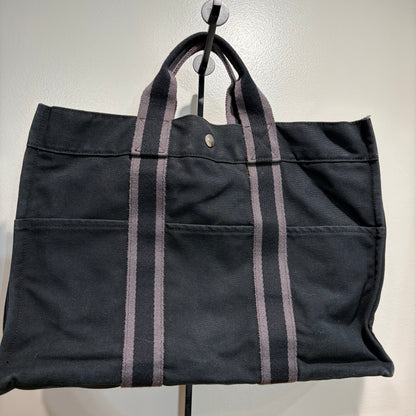 #105 HERMES Black Tote