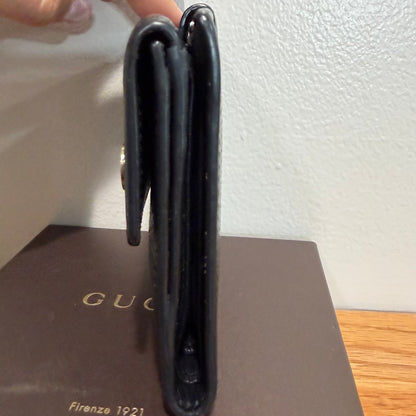 #3228 GUCCI Black Wallet