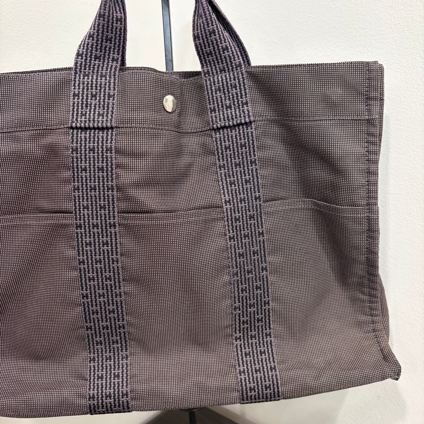 #3224 HERMES Gray Ligne Tote