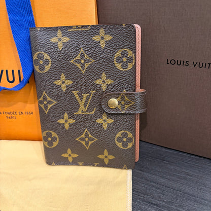 #1101-07 LOUIS VUITTON Monogram Agenda PM