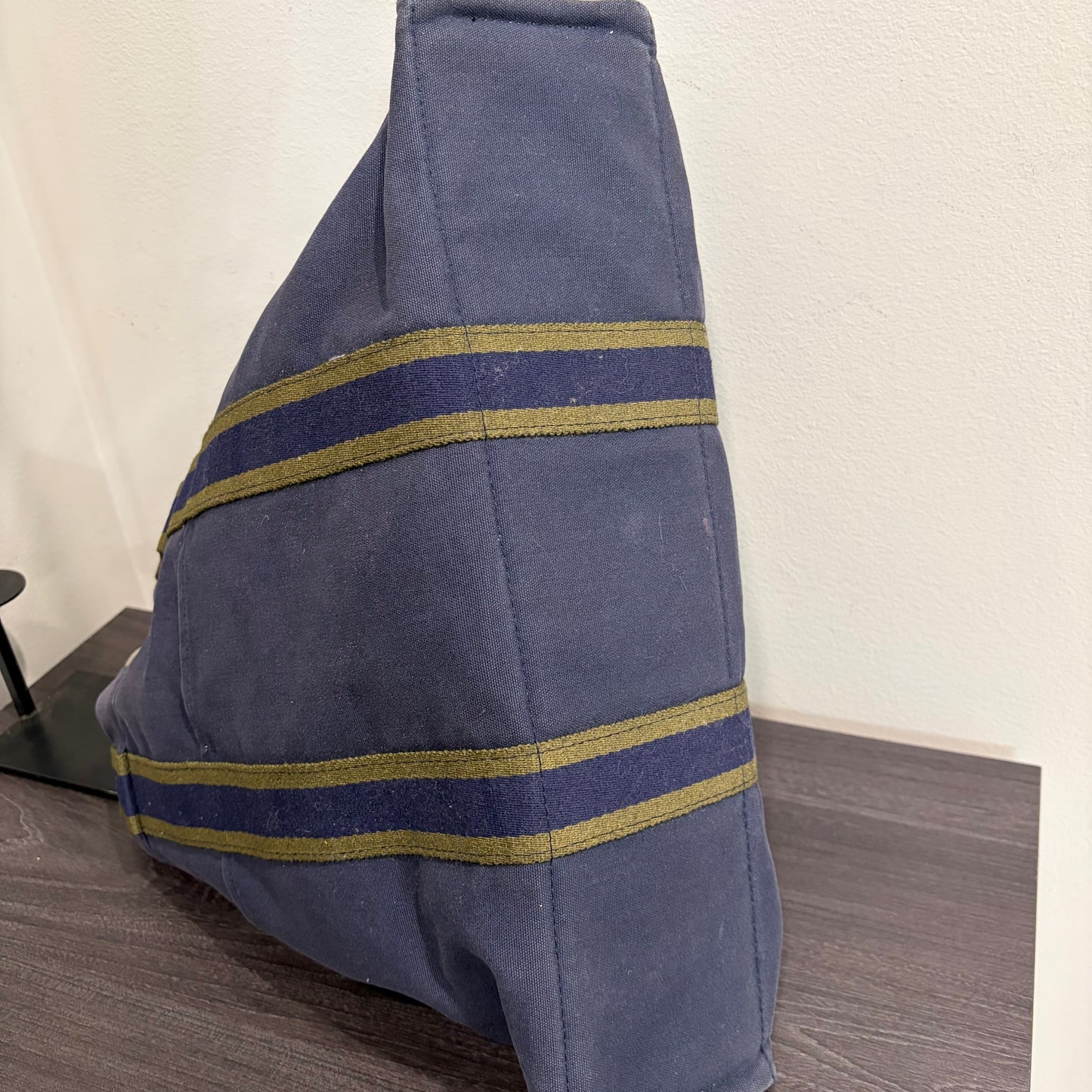 #3223 HERMES Blue Ligne Tote