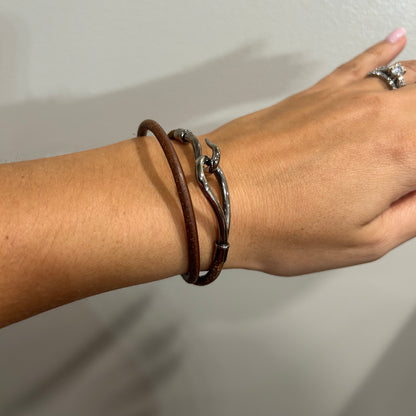 1032 HERMÈS Double Hook Wrap Bracelet MSRP $435