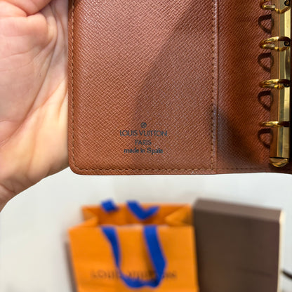 #1101-07 LOUIS VUITTON Monogram Agenda PM
