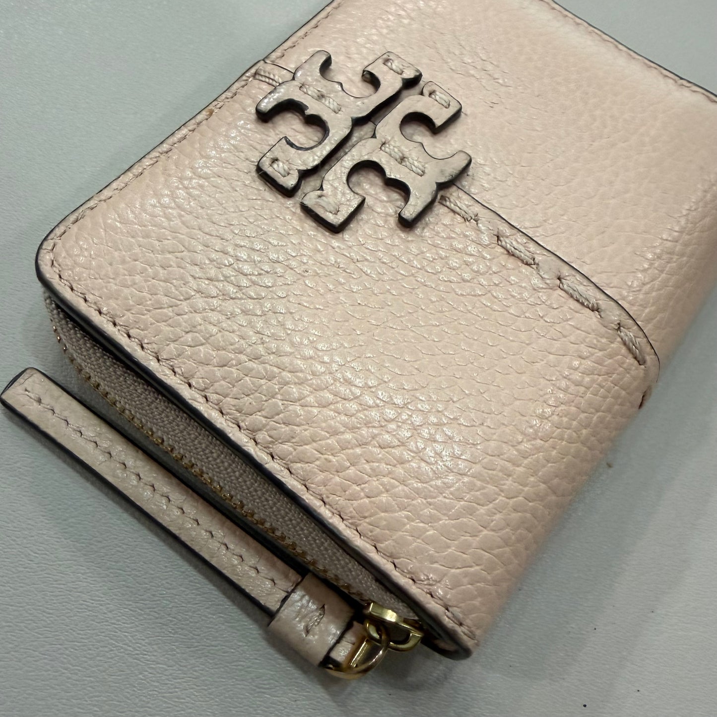 1215-09 TORY BURCH Pink/Beige Wallet