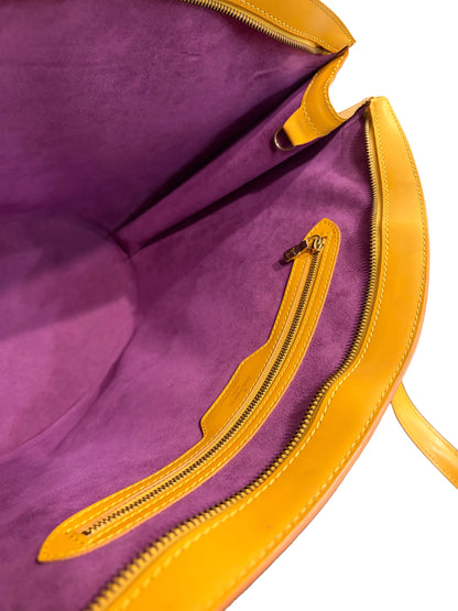 #8212 LOUIS VUITTON Yellow Epi Saint Jacques GM