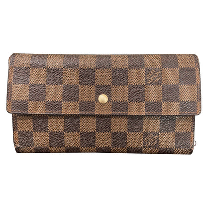 SOLD! Louis Vuitton Damier Ebene Wallet