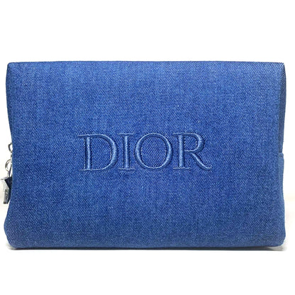 NEW Dior Beauty Denim Cosmetic Pouch