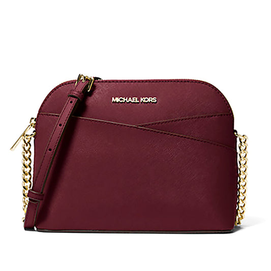 Jet Set Travel Medium Dome Crossbody Bag - OXBLOOD