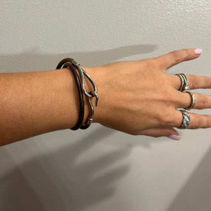 1037 HERMÈS Double Hook Wrap Bracelet MSRP $435