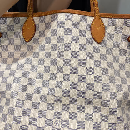 LOUIS VUITTON Damier Azur Neverfull MM