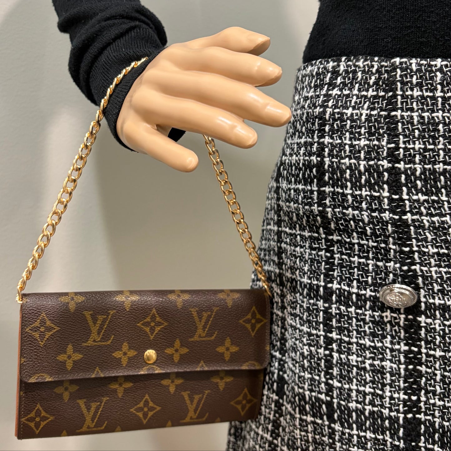 BF-01 LOUIS VUITTON Monogram Long Wallet