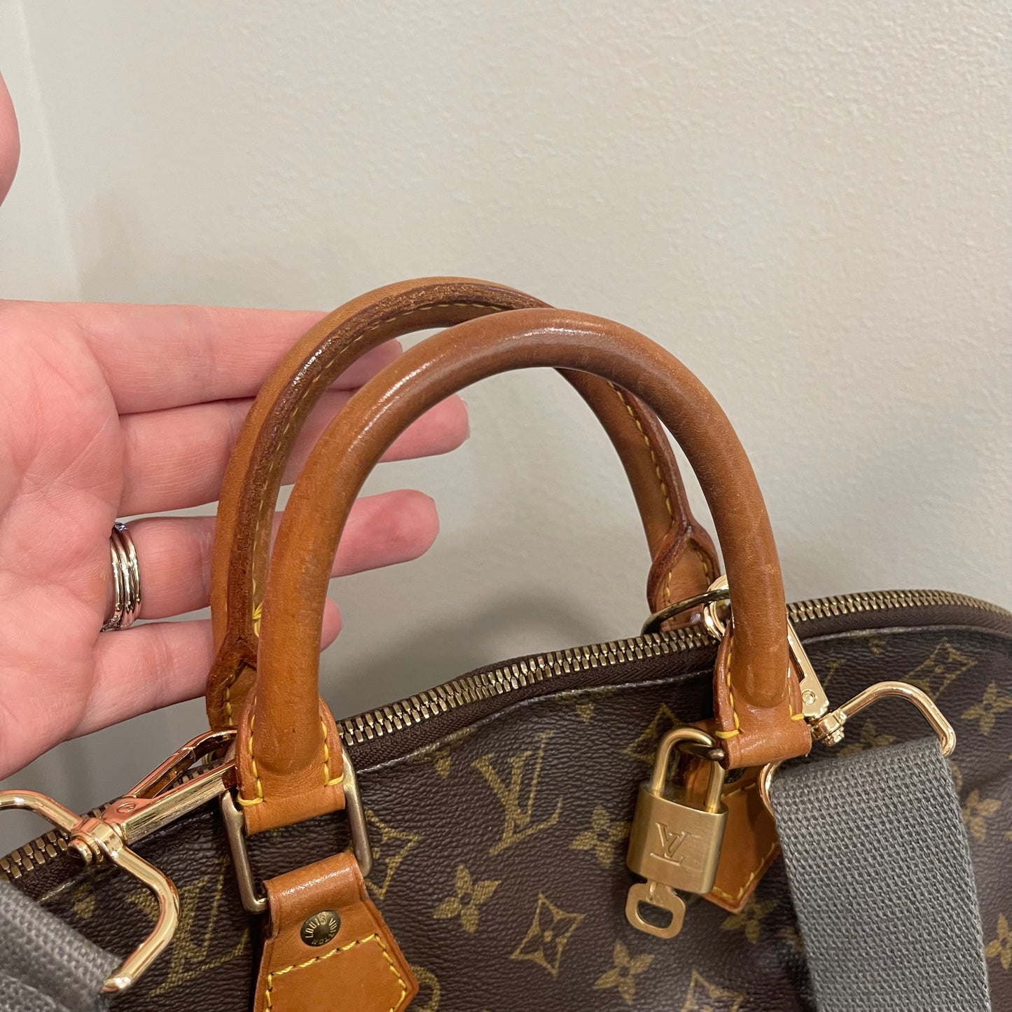 SOLD! Louis Vuitton Monogram Alma with Lock & Key