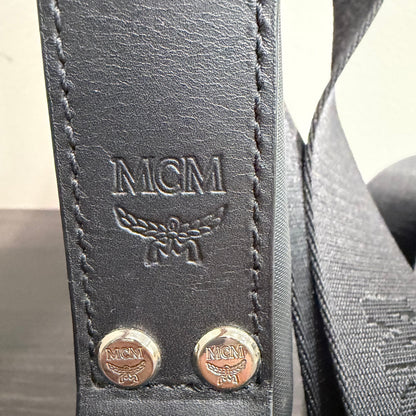 #3208 MCM Unisex Black Messenger Bag