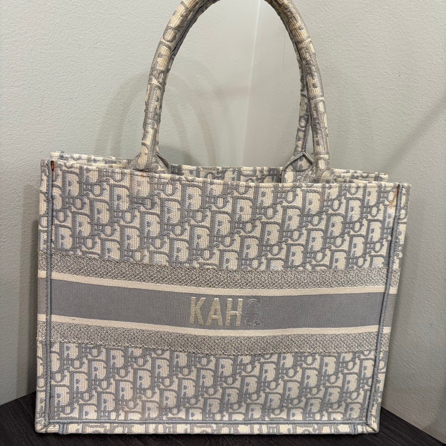 8898 CHRISTIAN DIOR Oblique Medium Book Tote MSRP $3450