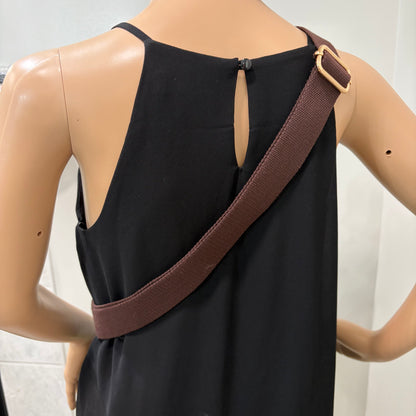 #1120 CHRISTIAN DIOR Mini Leather Saddle Pouch Belt Bag