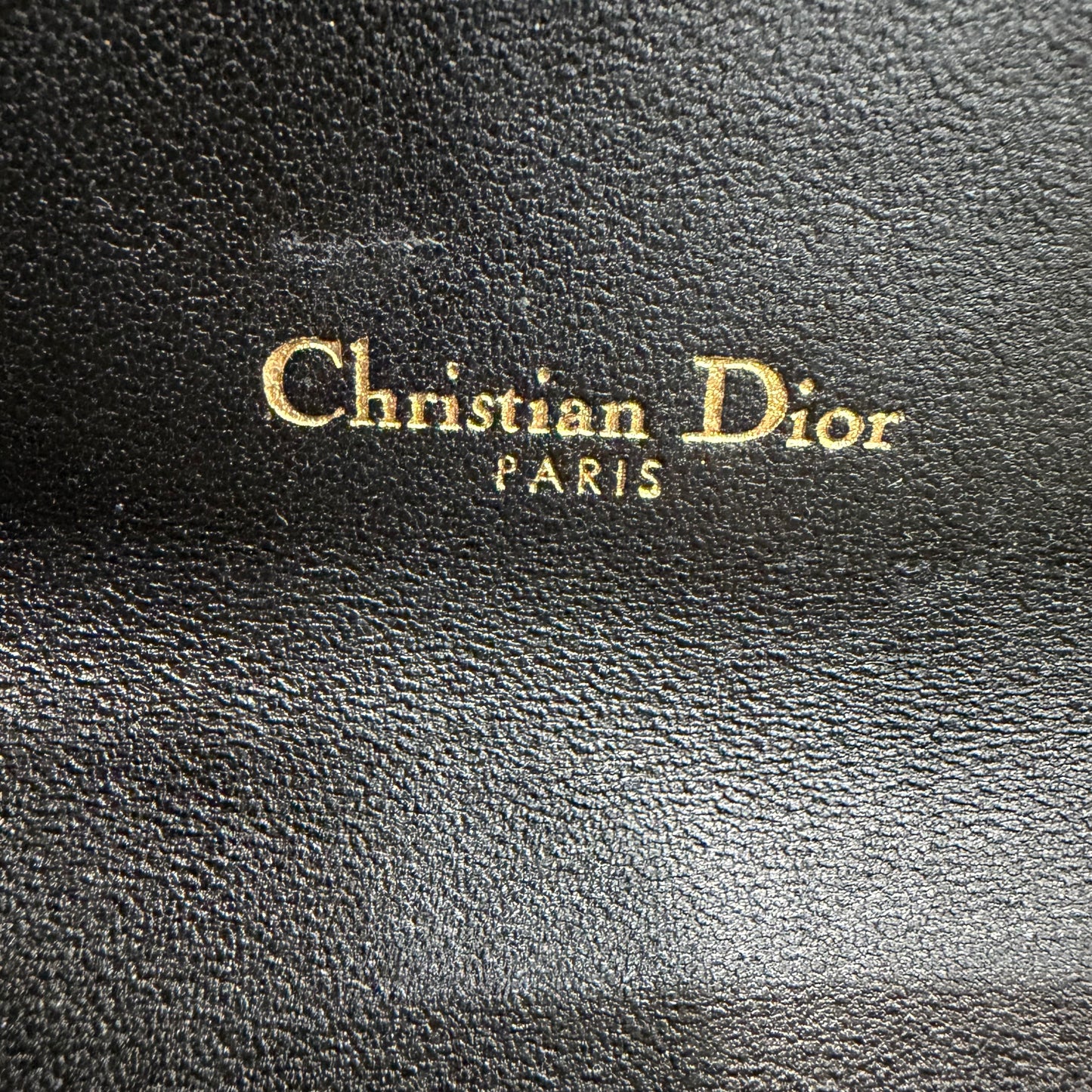 8903 DIOR Black Saddle Long Wallet with Chain MSRP $1,750