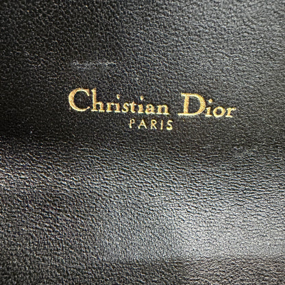 8903 DIOR Black Saddle Long Wallet with Chain MSRP $1,750
