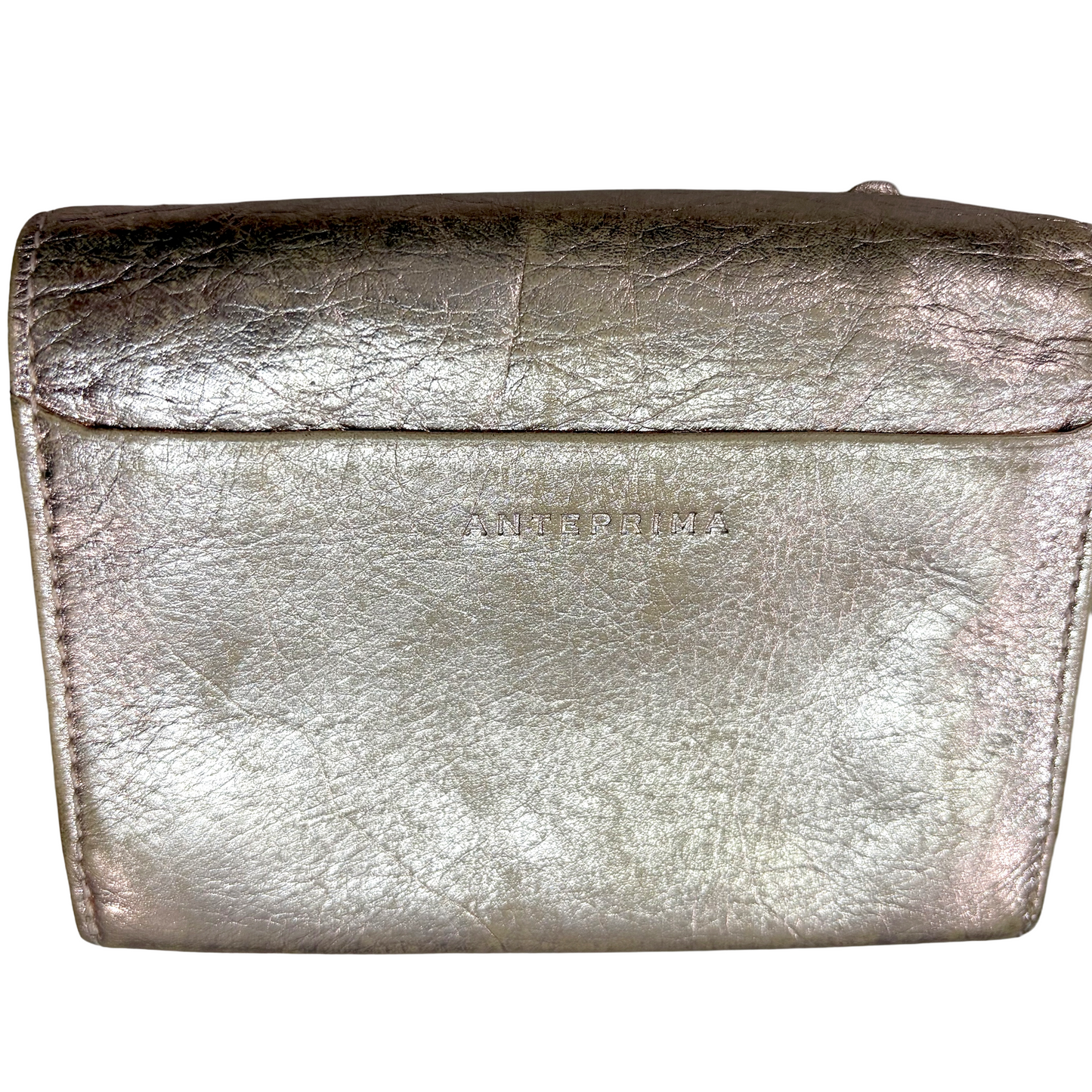 8825 ANTEPRIMA Rose Gold Metallic Wallet