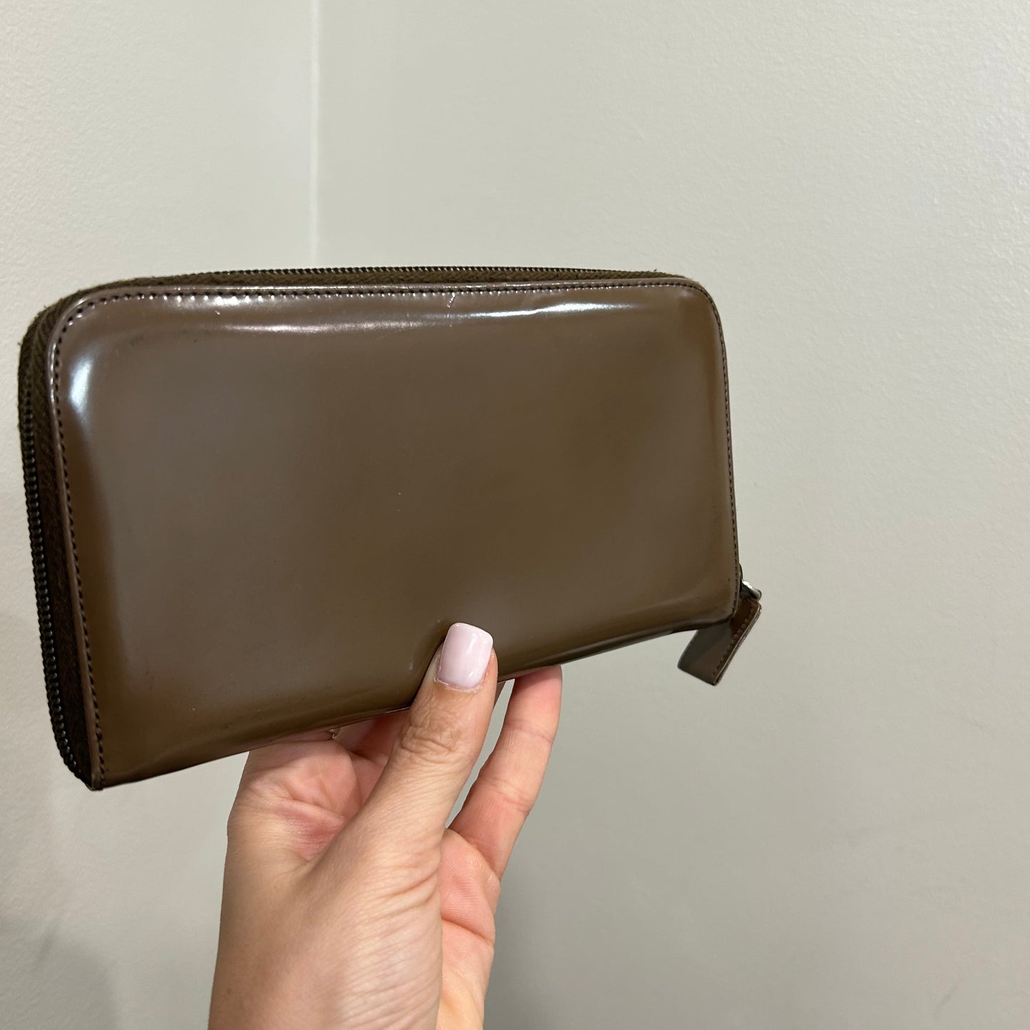 SOLD! Prada Patent Wallet