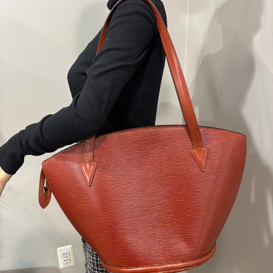 8883 LOUIS VUITTON Epi St Jacque Caramel