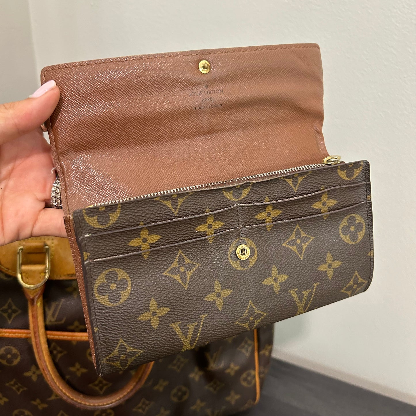 SOLD! Louis Vuitton Monogram Deauville & Wallet