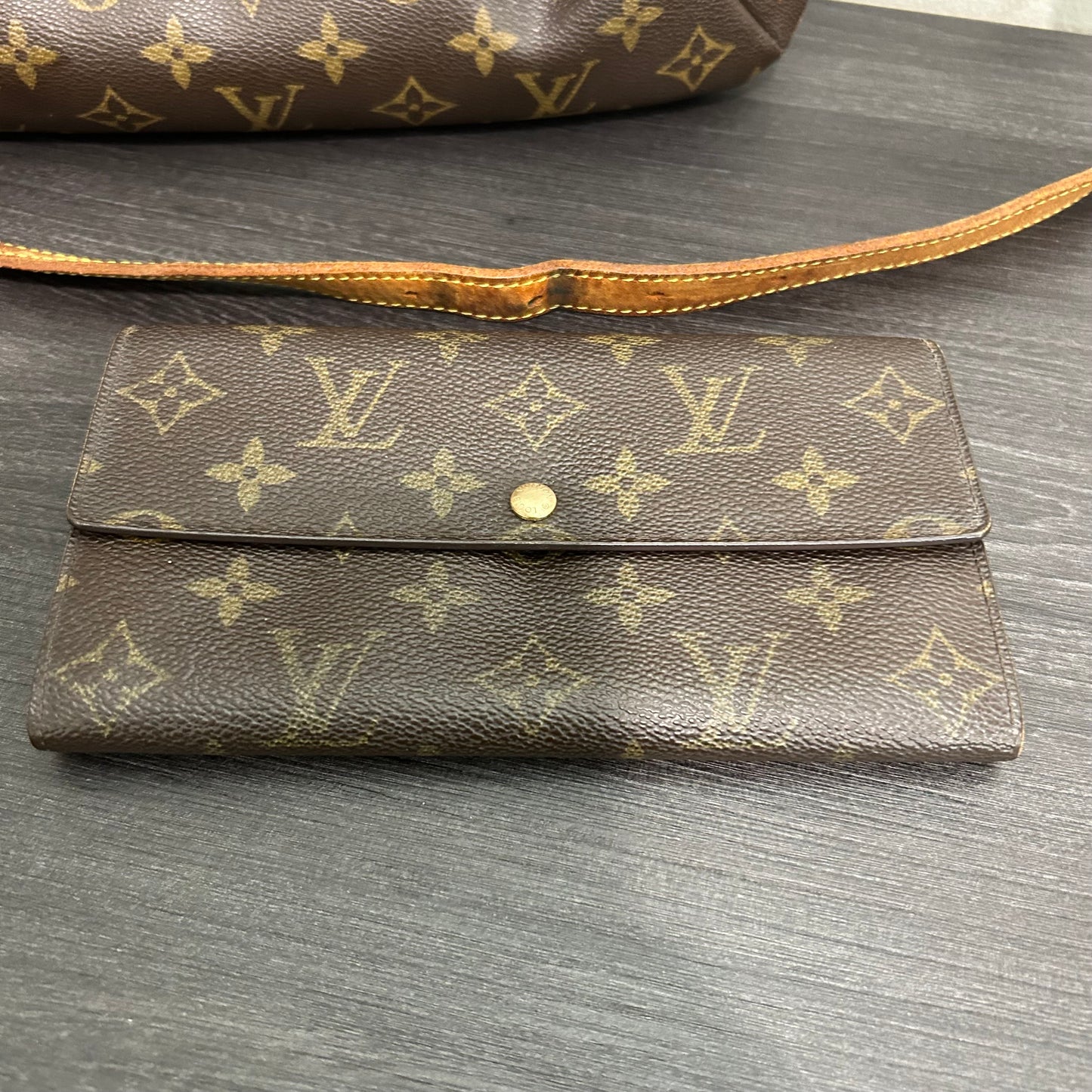 SOLD! Louis Vuitton Monogram Salsa Musette GM & Wallet