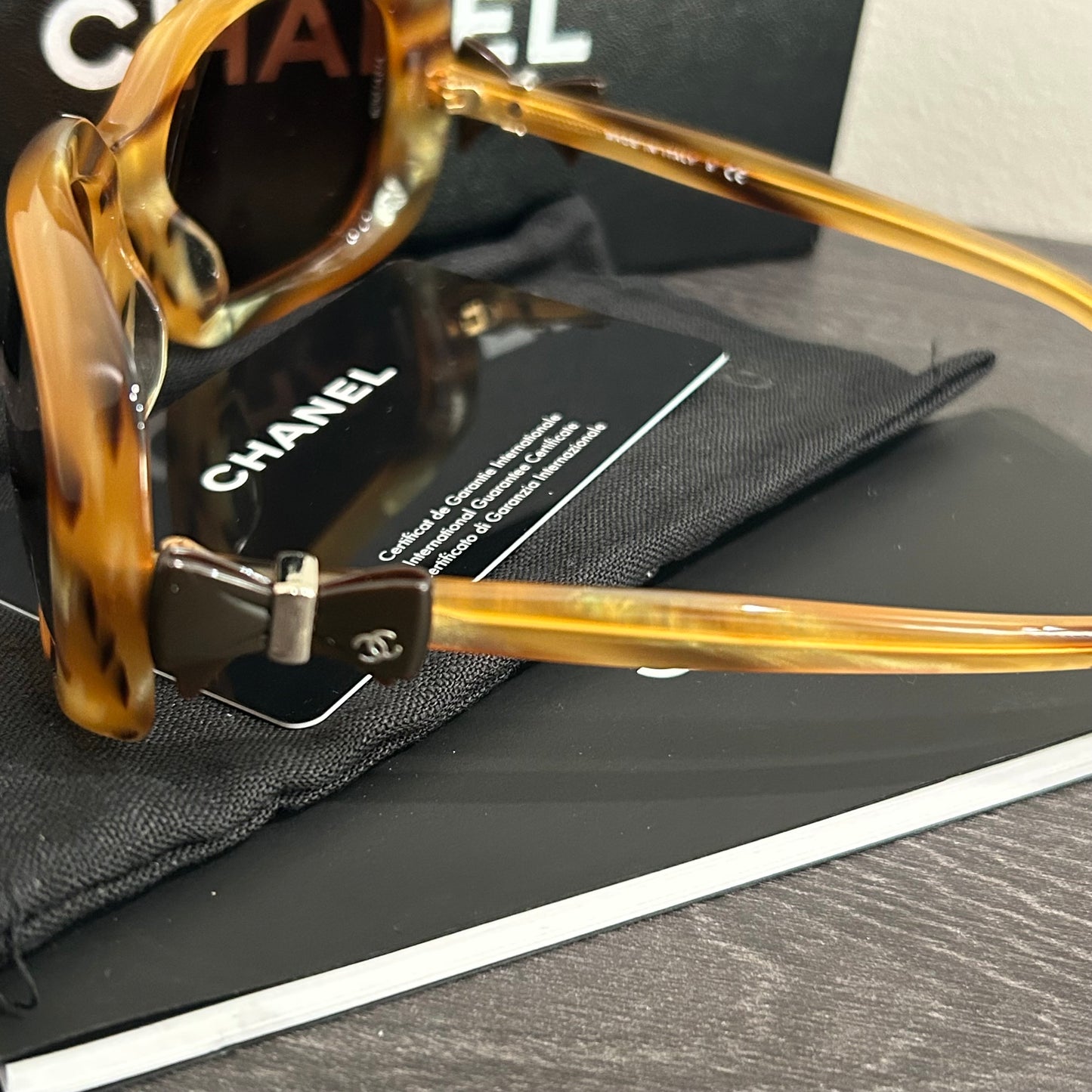 SOLD! CHANEL Sunglasses with Case (Full Inclusion)