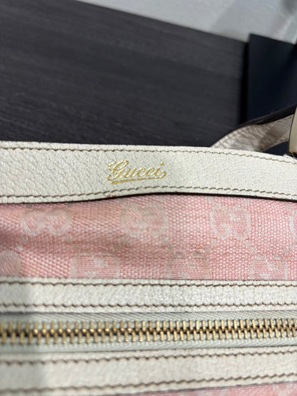 1128 GUCCI Pink Canvas Tote