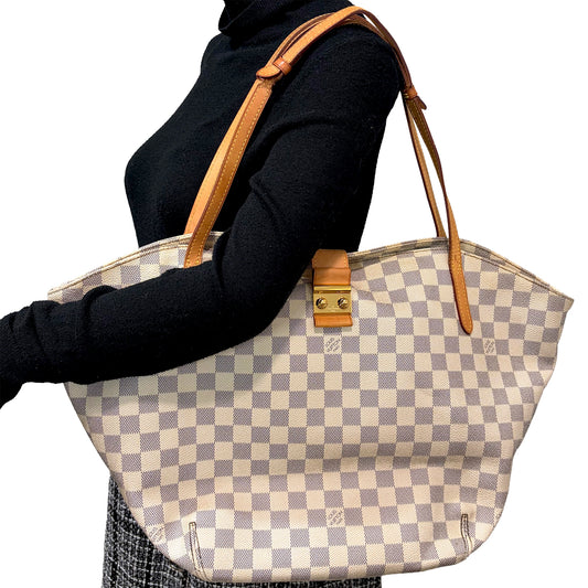 #8229 LOUIS VUITTON Damier Azur Salina PM MSRP $1,440