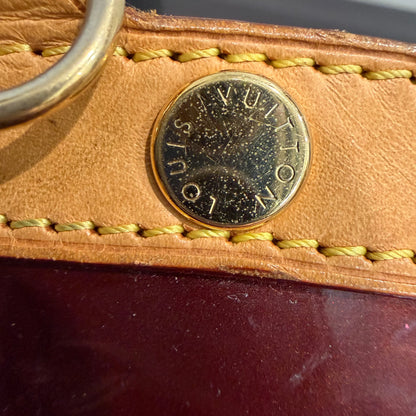 8891 LOUIS VUITTON Burgundy Vernis Brea MM