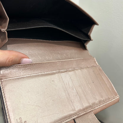 CLEARANCE #183 GUCCI Guccissima Long Wallet