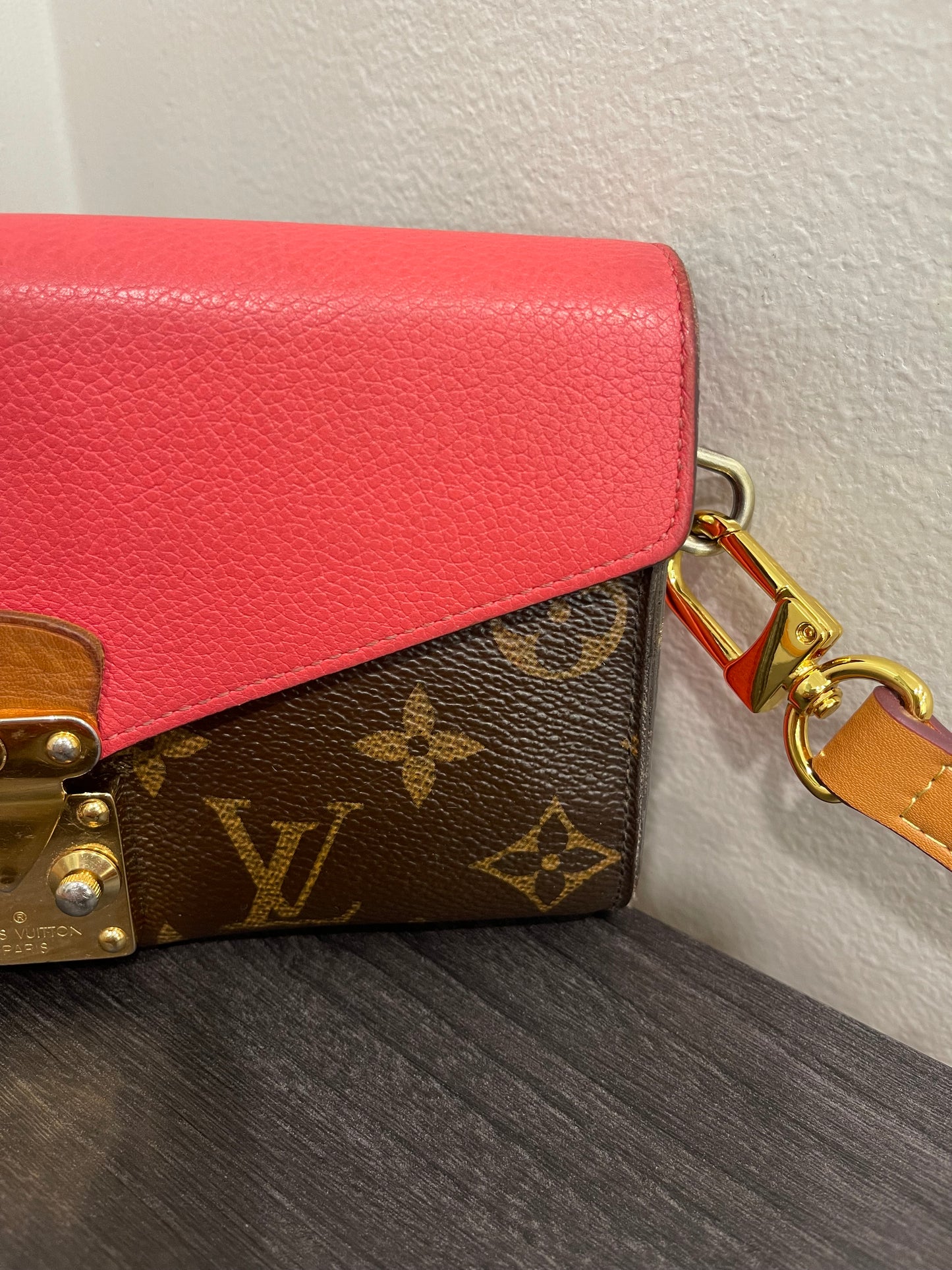 Louis Vuitton Monogram Rose Pallas Wallet & Storage Box