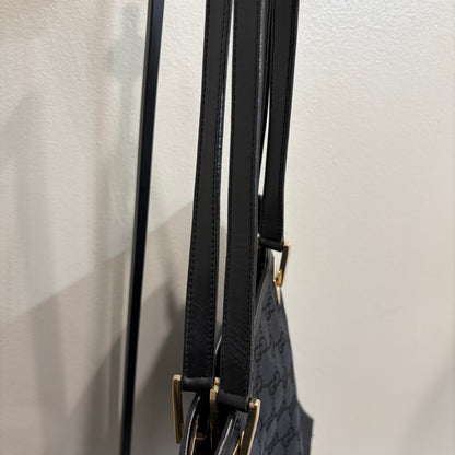 8861 GUCCI Black Canvas Eclipse Tote