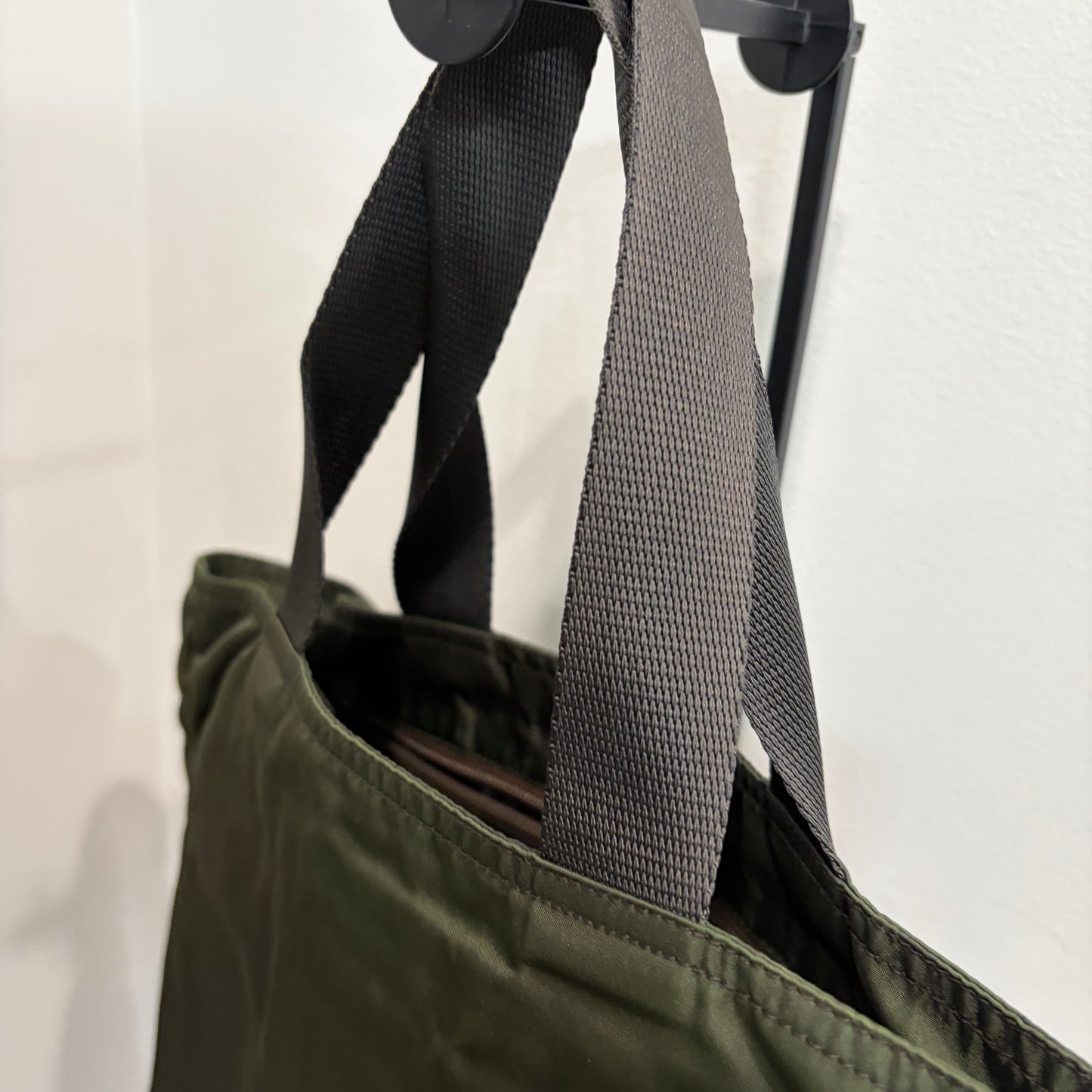 8858 PRADA Tessuto Green Tote