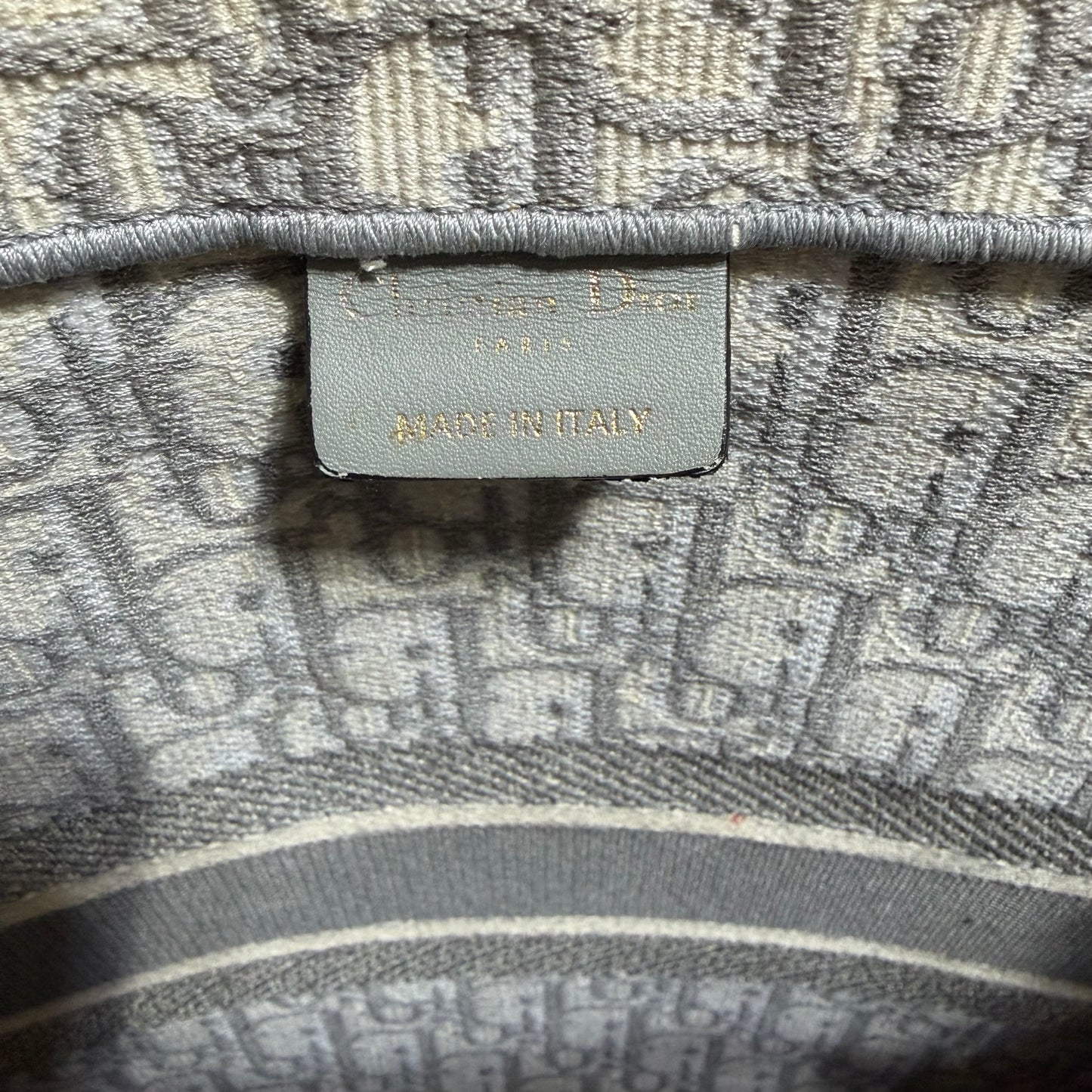 #1177 CHRISTIAN DIOR LARGE BOOK TOTE