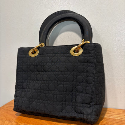 #112 CHRISTIAN DIOR Lady Black Cannage