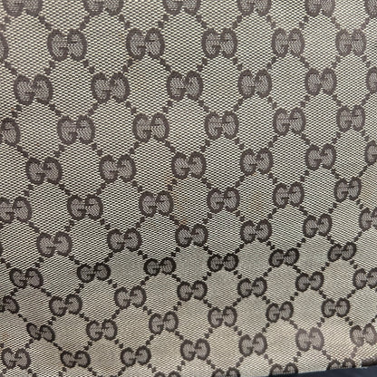 1063 GUCCI Canvas Bucket Tote