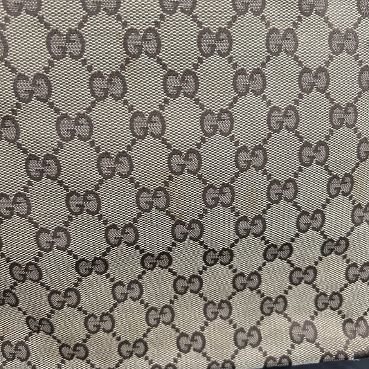 1063 GUCCI Canvas Bucket Tote