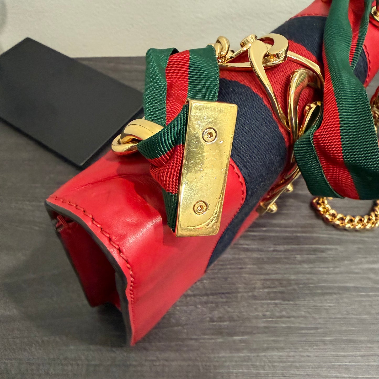 #8205 GUCCI Mini Red Sylvie