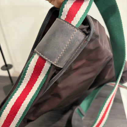 #9110 GUCCI Vintage Synthetic Laptop Satchel