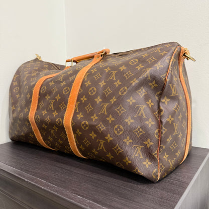 CLEARANCE #801 LOUIS VUITTON Keepall 55 Bandouliere
