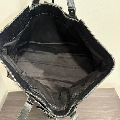 8860 GUCCI Black Canvas Handbag