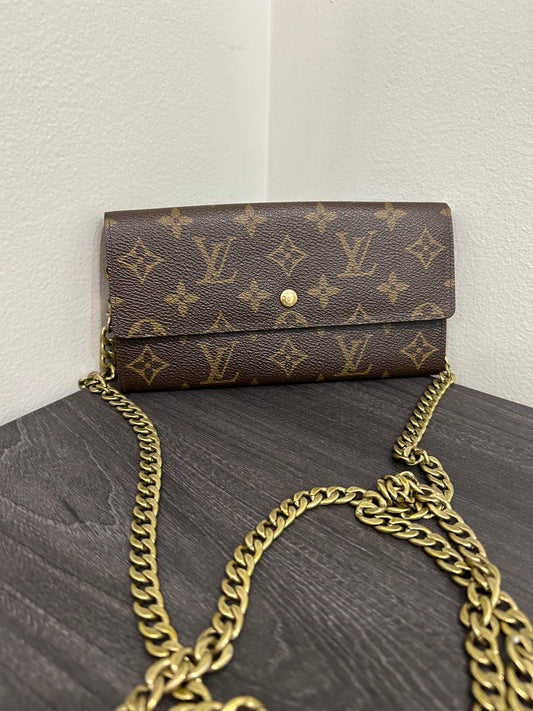 SOLD! Louis Vuitton Monogram Wallet on Chain