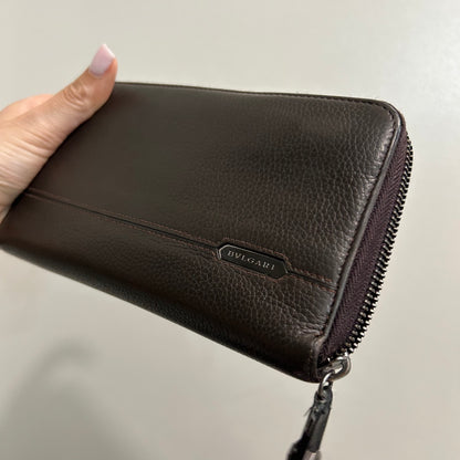 SOLD! Bulgari Zip Wallet