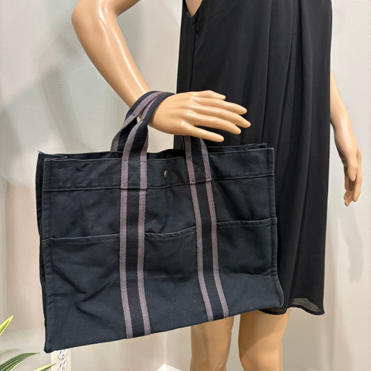 #105 HERMES Black Tote