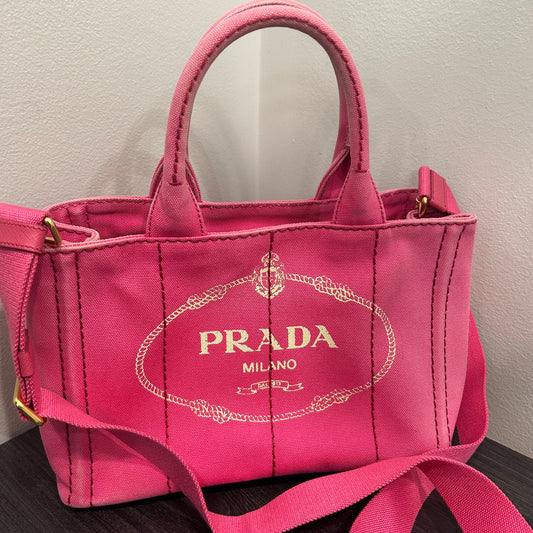 #722 PRADA Canapa Small Tote